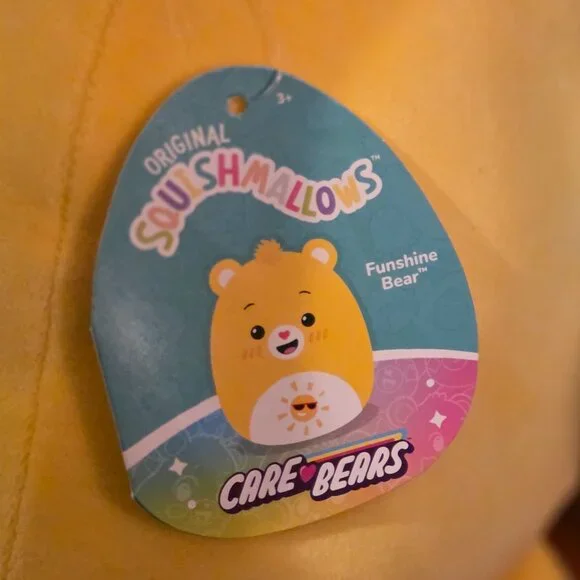 Care Bears Squishmallow - Share Bear, Cheer Bear, Grumpy Bear, and Funshine Bear - Picture 3 of 16